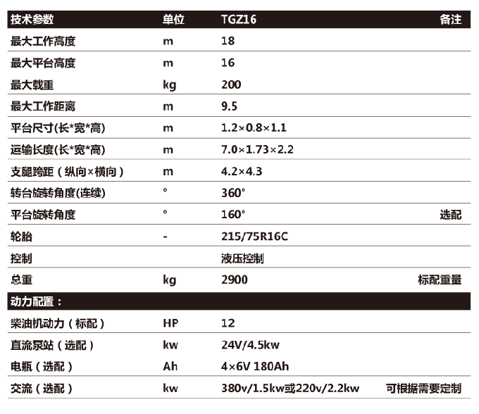 拖車(chē)折臂升降機(jī)