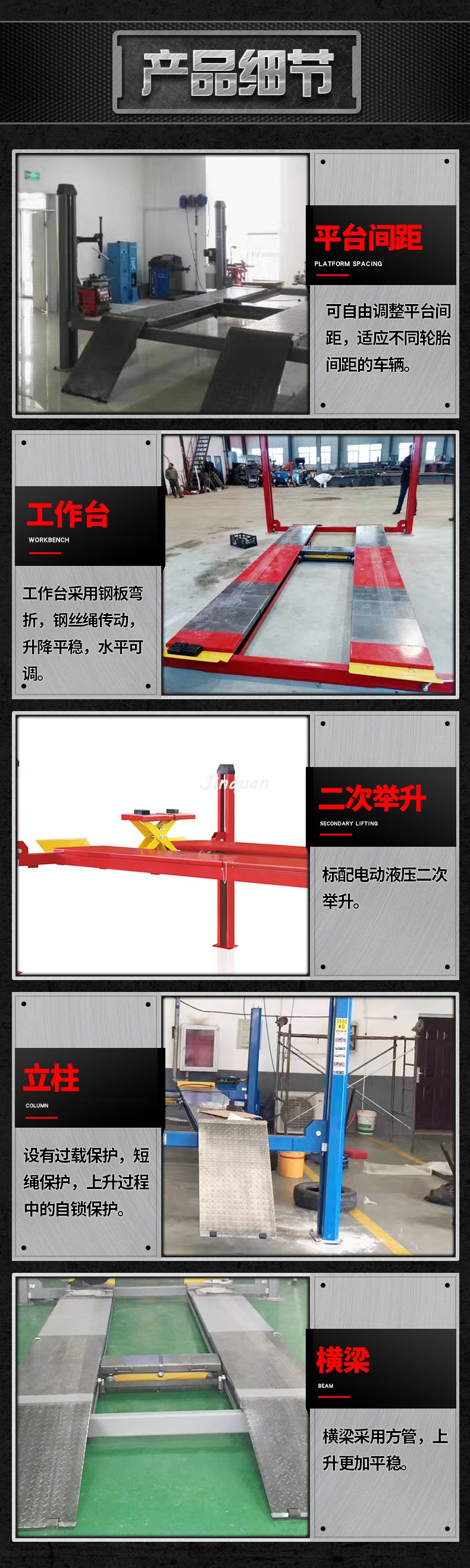 汽車四柱舉升機(jī)